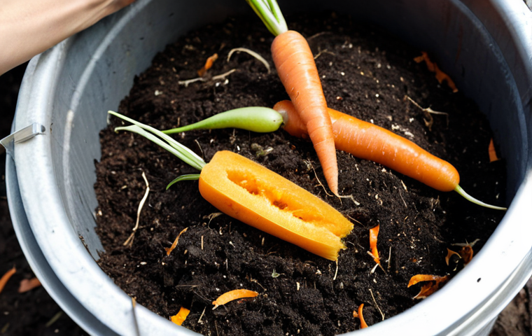 버미컴포스팅을 통한 폐기물 관리 - Setting up a Vermicomposting Bin**

"A person setting up a vermicomposting bin in their garage. The ...