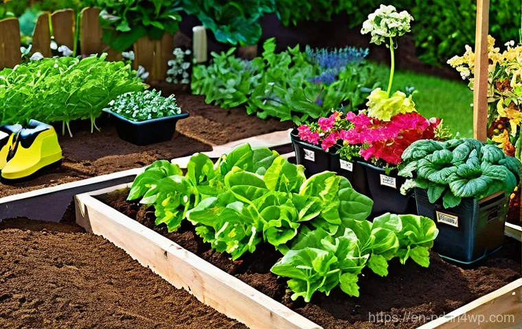 버미컴포스팅 시스템 구축하기 - **Prompt:** A detailed, macro-style close-up shot inside a well-maintained, translucent vermicompost...